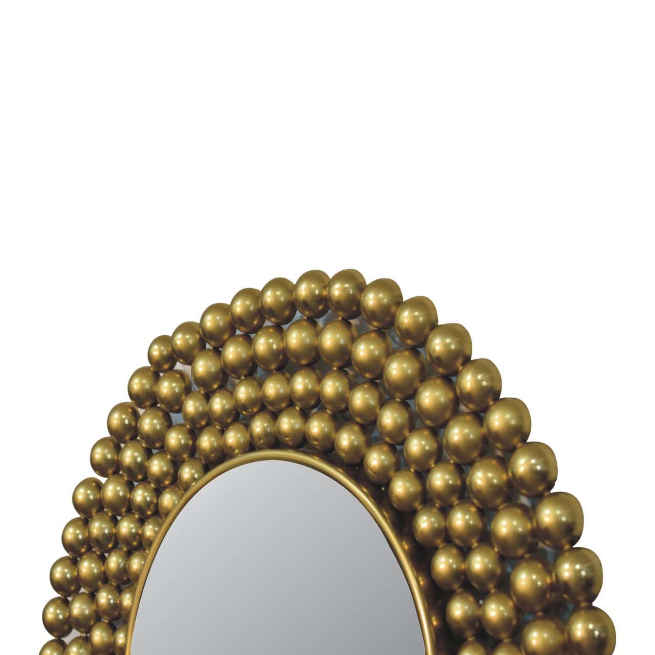 Ashpinoke:Gold Bubble Mirror Frame-Mirrors-Artisan