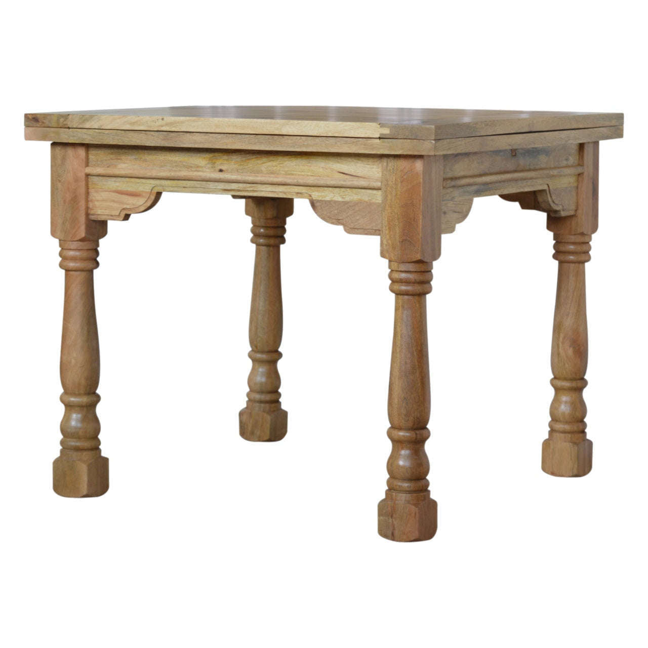 Ashpinoke:Granary Royale Turned Leg Butterfly Dining Table-Dining Tables-Artisan