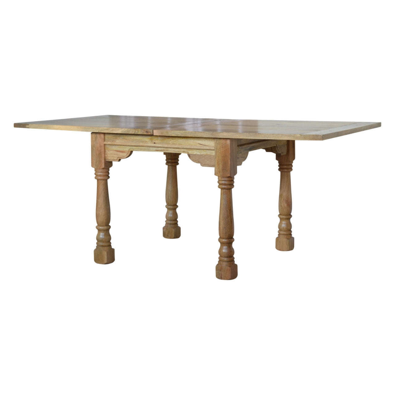 Ashpinoke:Granary Royale Turned Leg Butterfly Dining Table-Dining Tables-Artisan