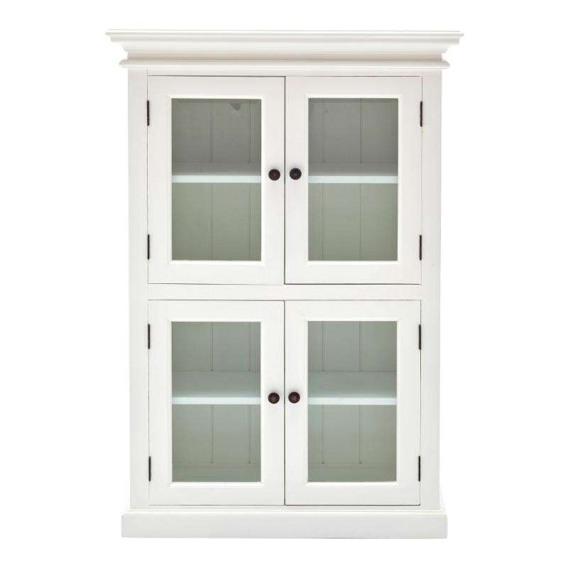 Ashpinoke:Halifax Collection 2 Level Pantry in Classic White-Cabinets-NovaSolo