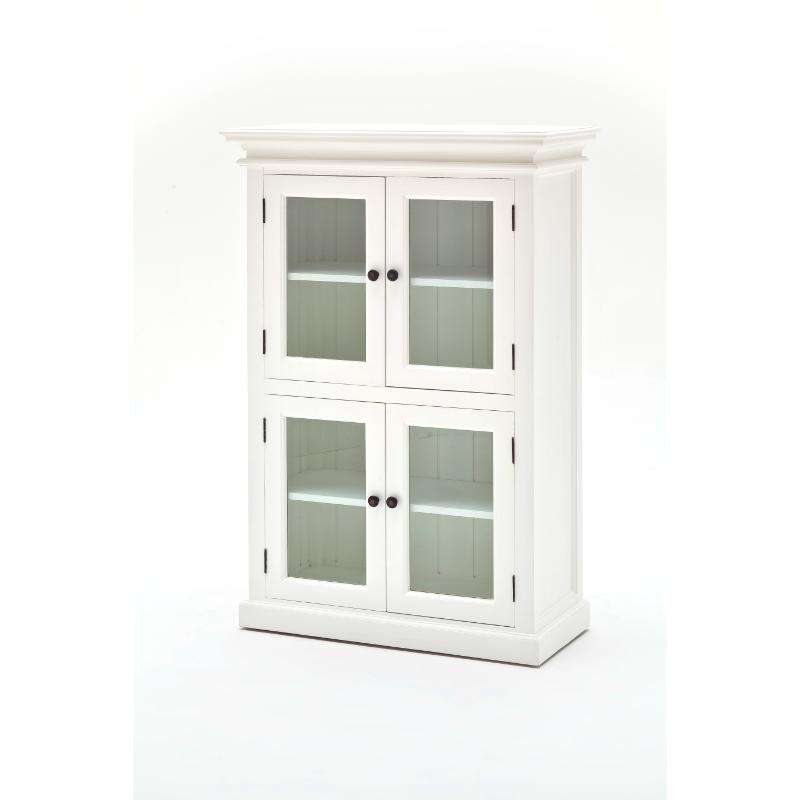 Ashpinoke:Halifax Collection 2 Level Pantry in Classic White-Cabinets-NovaSolo