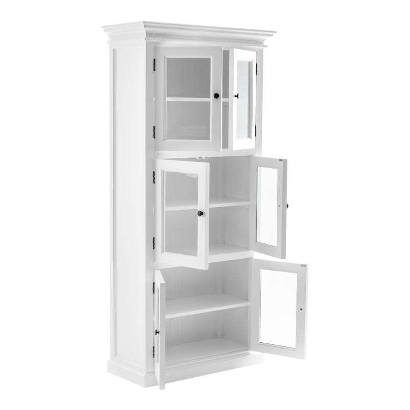 Ashpinoke:Halifax Collection 3 Level Pantry in Classic White-Cabinets-NovaSolo