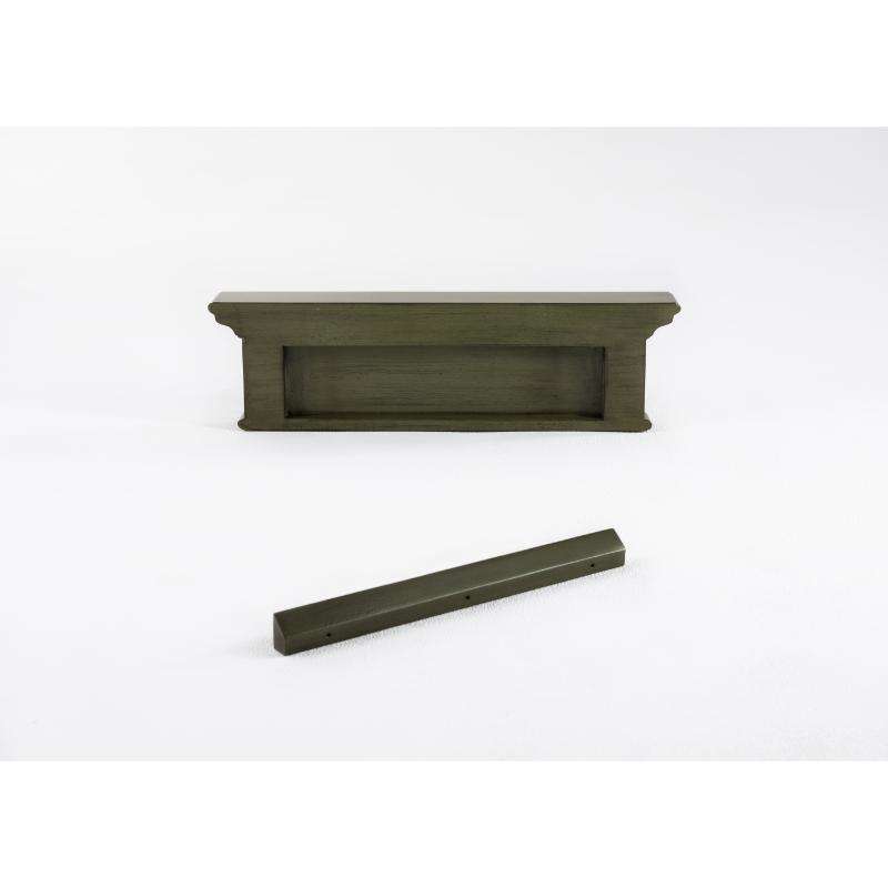 Ashpinoke:Halifax Collection 4 Hook Coat Rack in Green Black Antique-Coat and Hat Racks-NovaSolo