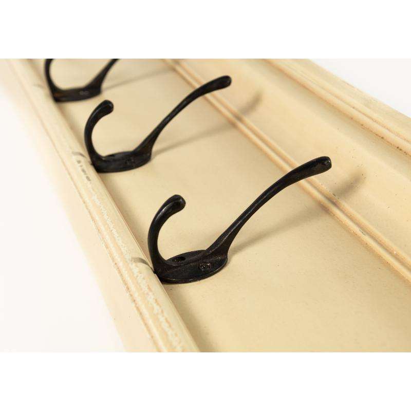 Ashpinoke:Halifax Collection 6 Hook Coat Rack in Yellow Brown Antique-Coat and Hat Racks-NovaSolo