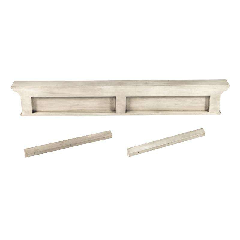 Ashpinoke:Halifax Collection 8 Hook Coat Rack in White Rustic-Coat and Hat Racks-NovaSolo