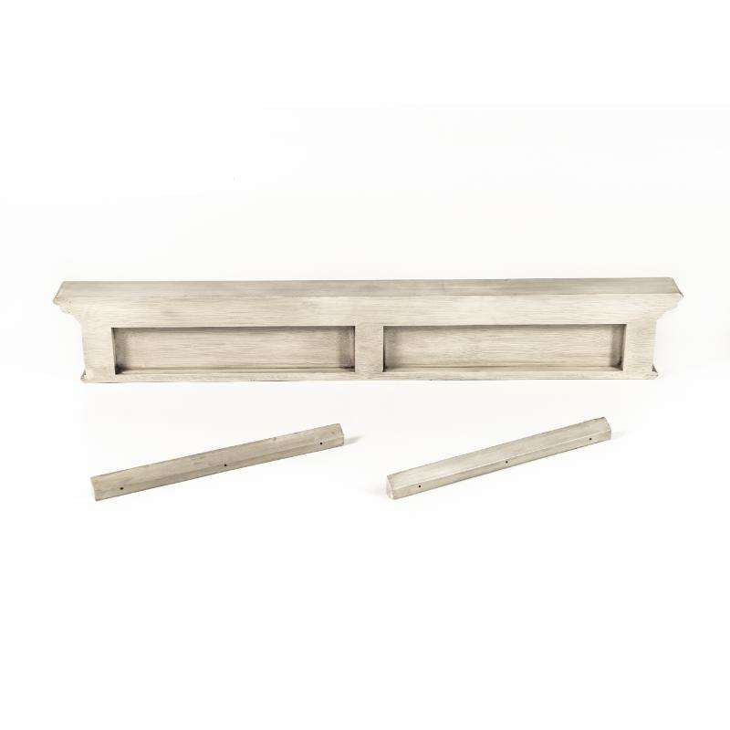 Ashpinoke:Halifax Collection 8 Hook Coat Rack in White Rustic-Coat and Hat Racks-NovaSolo