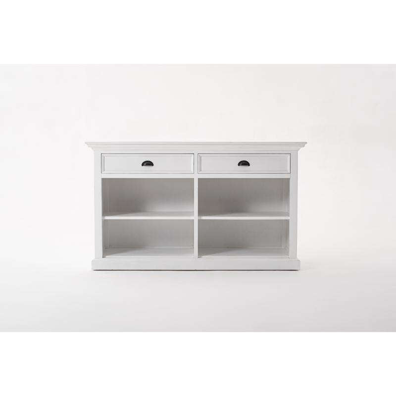 Ashpinoke:Halifax Collection Buffet with 2 Drawers in Classic White-Sideboards-NovaSolo