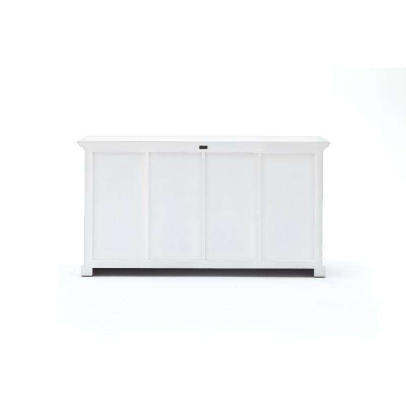 Ashpinoke:Halifax Collection Buffet with 4 Baskets in Classic White-Sideboards-NovaSolo