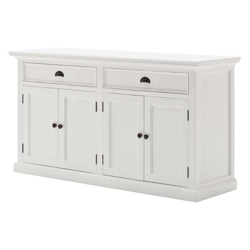 Ashpinoke:Halifax Collection Classic Buffet in Classic White-Sideboards-NovaSolo