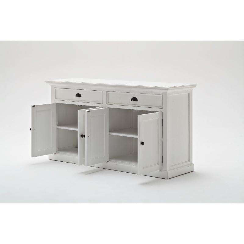 Ashpinoke:Halifax Collection Classic Buffet in Classic White-Sideboards-NovaSolo