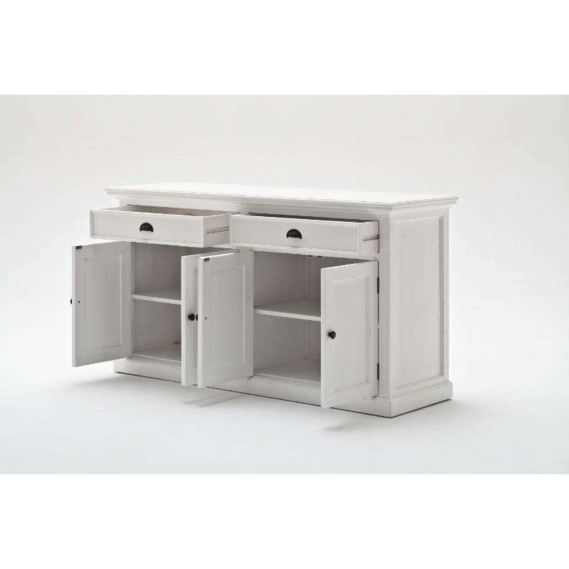 Ashpinoke:Halifax Collection Classic Buffet in Classic White-Sideboards-NovaSolo