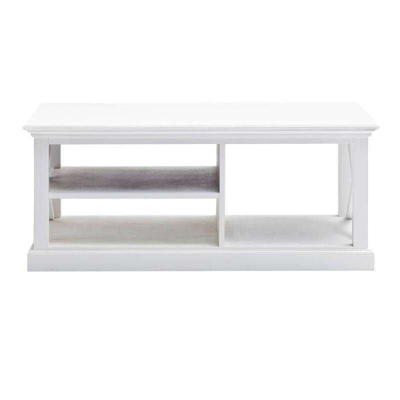 Ashpinoke:Halifax Collection Coffee Table in Classic White-Coffee Tables-NovaSolo