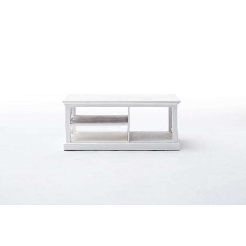 Ashpinoke:Halifax Collection Coffee Table in Classic White-Coffee Tables-NovaSolo