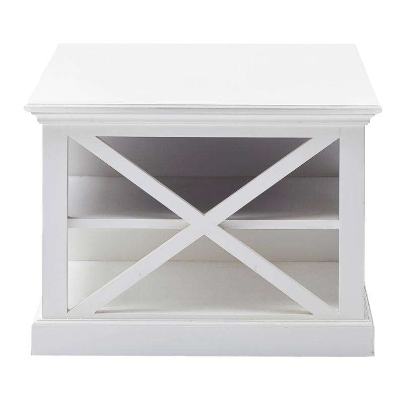 Ashpinoke:Halifax Collection Coffee Table in Classic White-Coffee Tables-NovaSolo