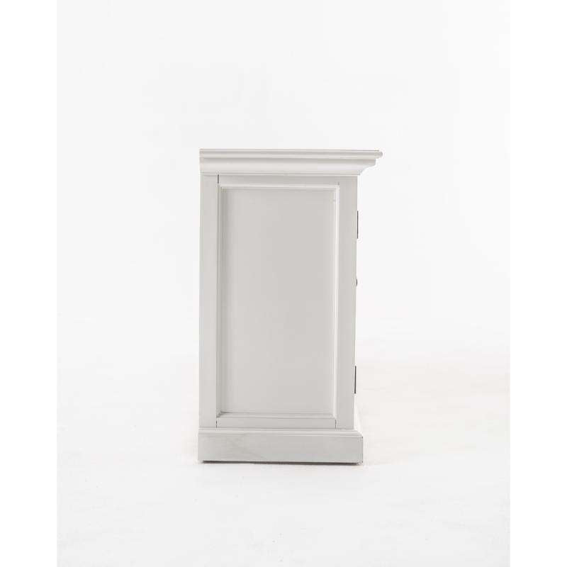 Ashpinoke:Halifax Collection Double-Bay Hutch Unit in Classic White-Cabinets-NovaSolo