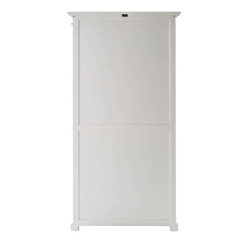 Ashpinoke:Halifax Collection Double Vitrine in Classic White-Cabinets-NovaSolo