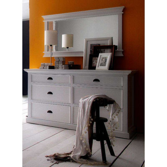 Ashpinoke:Halifax Collection Dresser in Classic White-Chests and Drawers-NovaSolo