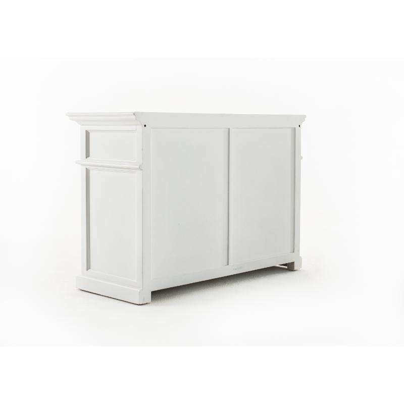 Ashpinoke:Halifax Collection Kitchen Buffet in Classic White-Sideboards-NovaSolo