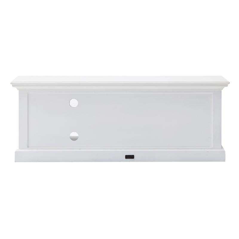 Ashpinoke:Halifax Collection Medium Entertainment Unit in Classic White-TV Units-NovaSolo