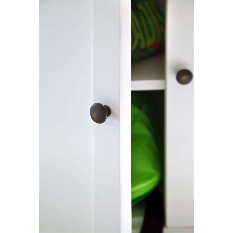 Ashpinoke:Halifax Collection Single-Bay Hutch Unit in Classic White-Cabinets-NovaSolo