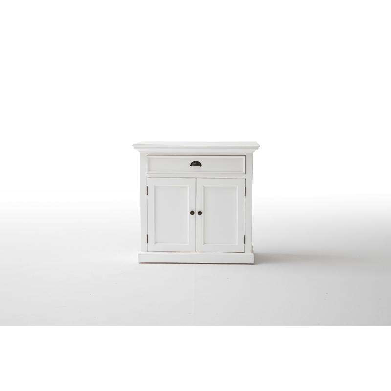 Ashpinoke:Halifax Collection Small Buffet in Classic White-Sideboards-NovaSolo