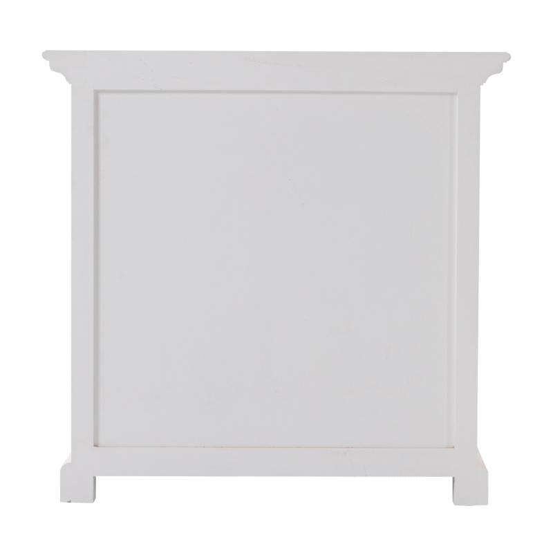 Ashpinoke:Halifax Grand Collection Bedside Drawer Unit in Classic White-End Tables-NovaSolo