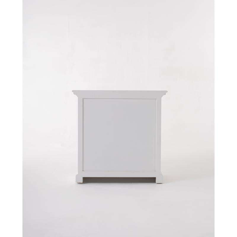 Ashpinoke:Halifax Grand Collection Bedside Drawer Unit in Classic White-End Tables-NovaSolo