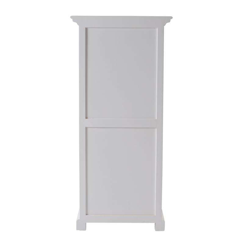 Ashpinoke:Halifax Grand Collection Storage Unit with Basket Set in Classic White-Storage-NovaSolo