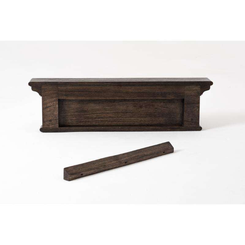 Ashpinoke:Halifax Mindi Collection 4 Hook Coat Rack in Black Wash-Coat and Hat Racks-NovaSolo