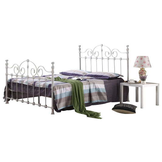Ashpinoke:Inglewood King Size Bed White-King Size Beds-Heartlands Furniture