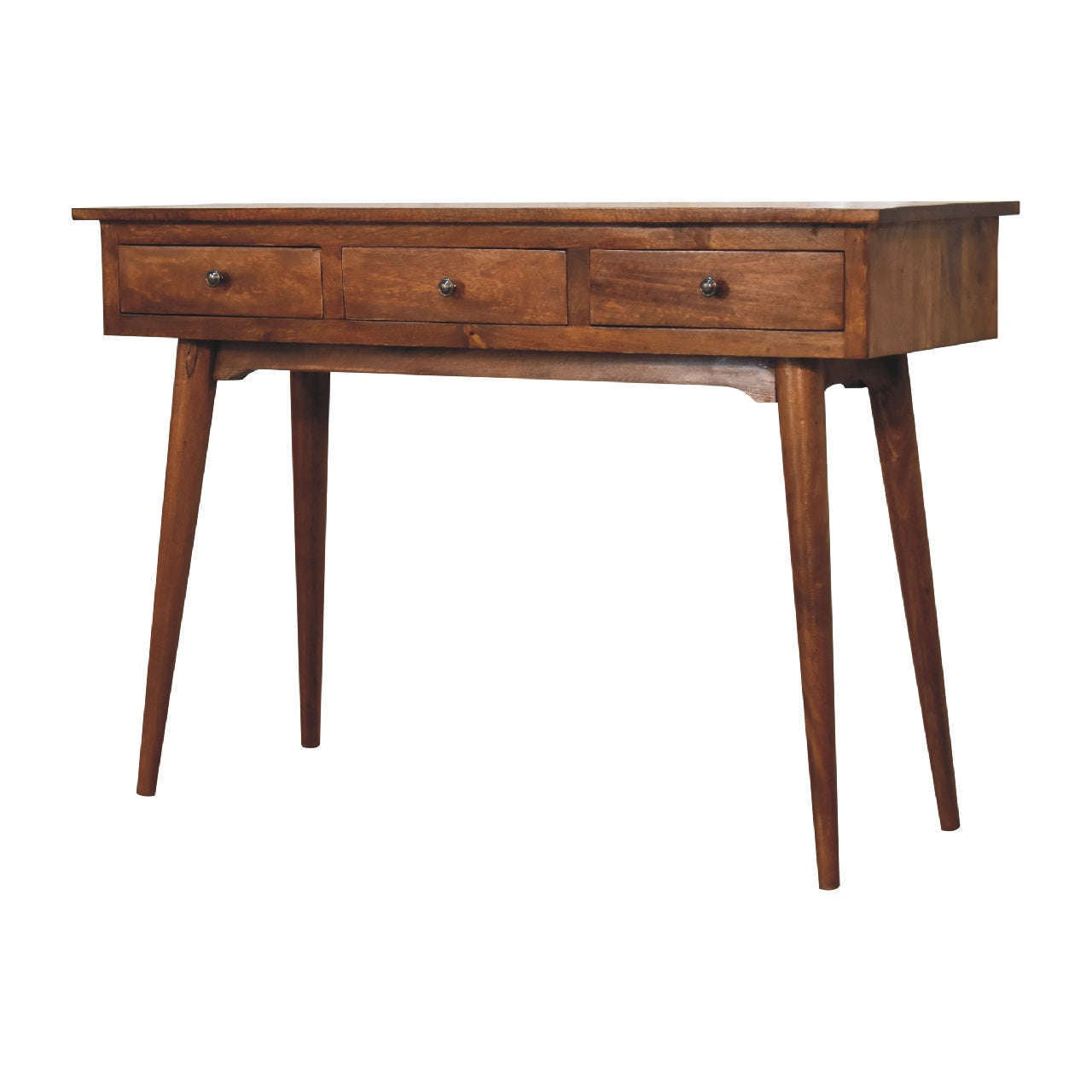 Ashpinoke:Large Chestnut Hallway Console Table-Console and Hall Tables-Artisan