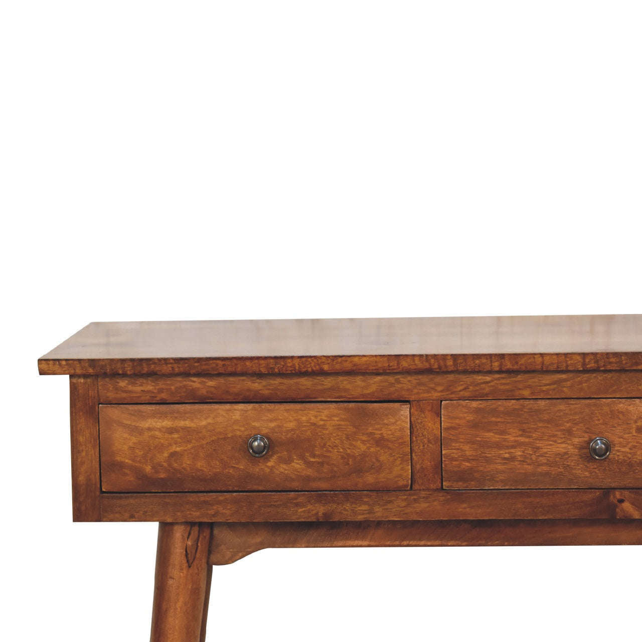 Ashpinoke:Large Chestnut Hallway Console Table-Console and Hall Tables-Artisan