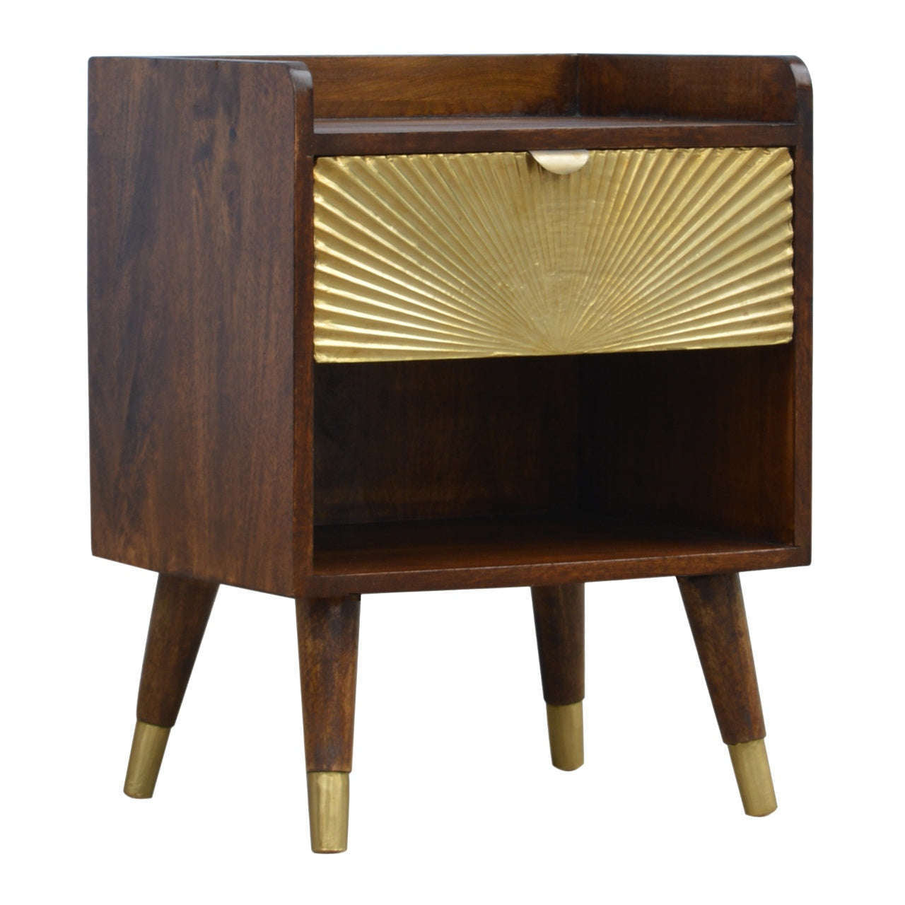 Ashpinoke:Manila Gold 1 Drawer Bedside-Bedsides-Artisan