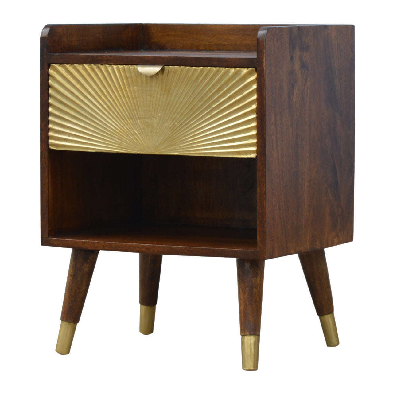 Ashpinoke:Manila Gold 1 Drawer Bedside-Bedsides-Artisan