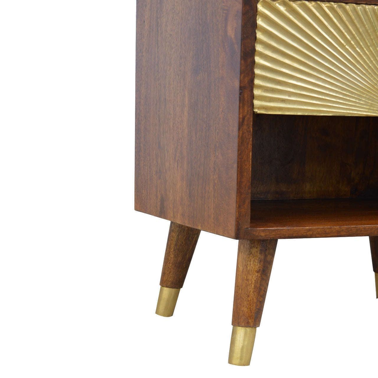 Ashpinoke:Manila Gold 1 Drawer Bedside-Bedsides-Artisan