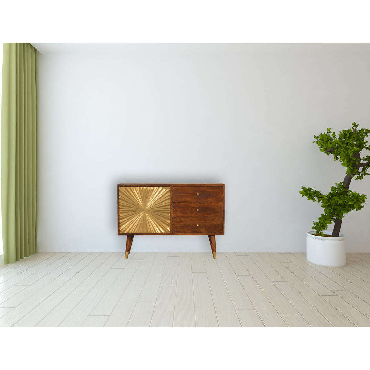 Ashpinoke:Manila Gold Sideboard-Sideboards-Artisan