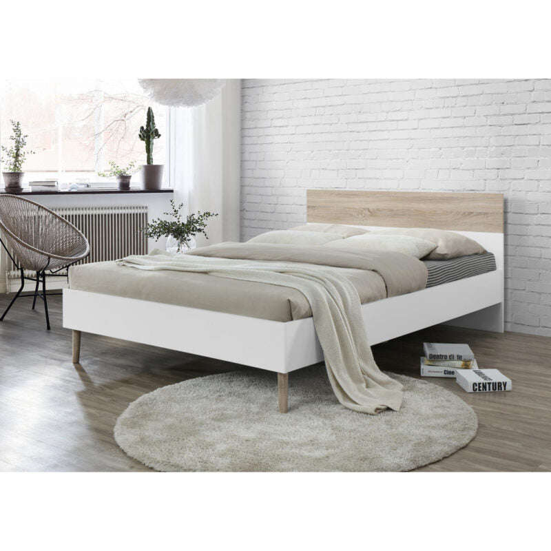 Ashpinoke:Mapleton Bed Double-Double Beds-Heartlands Furniture