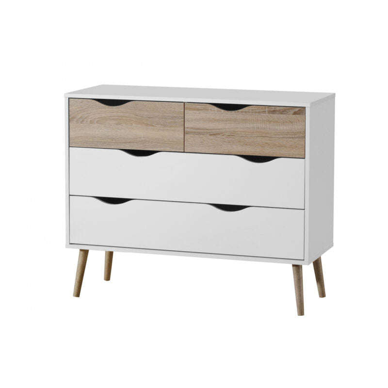 Ashpinoke:Mapleton Chest 2+2-Chests and Drawers-Heartlands Furniture