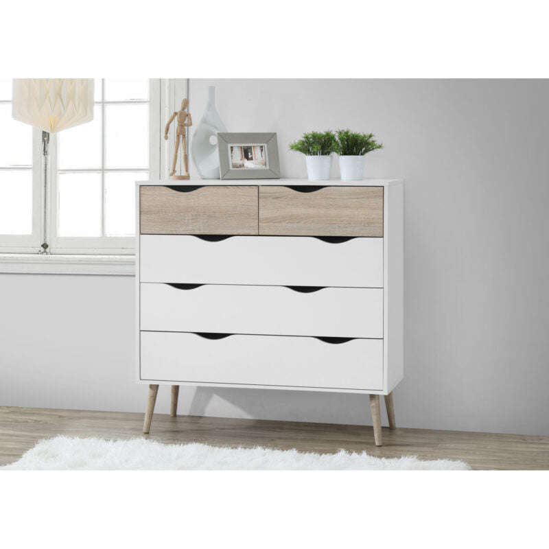 Ashpinoke:Mapleton Chest 2+3-Chests and Drawers-Heartlands Furniture