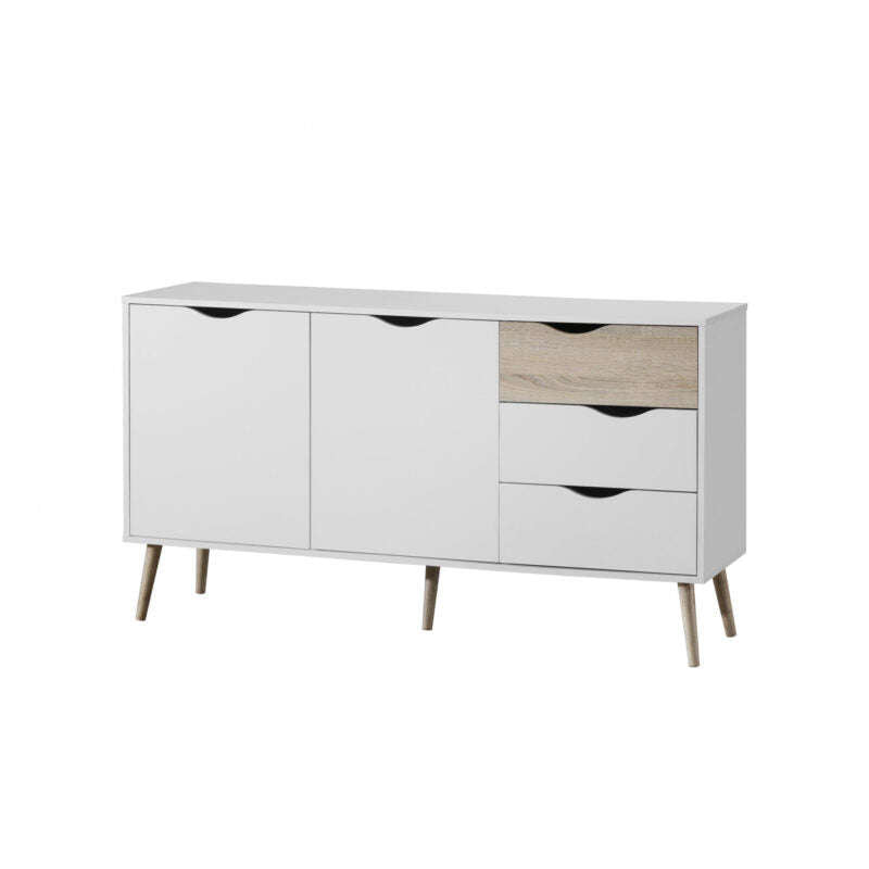 Ashpinoke:Mapleton Sideboard Large-Sideboards and Displays-Heartlands Furniture