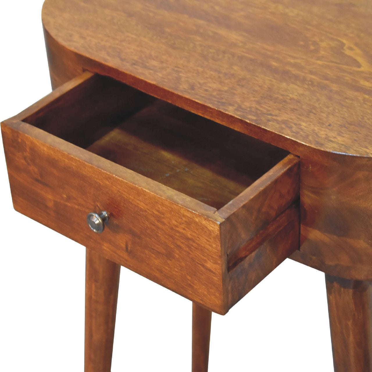 Ashpinoke:Mini Albion Chestnut Console Table-Console and Hall Tables-Artisan
