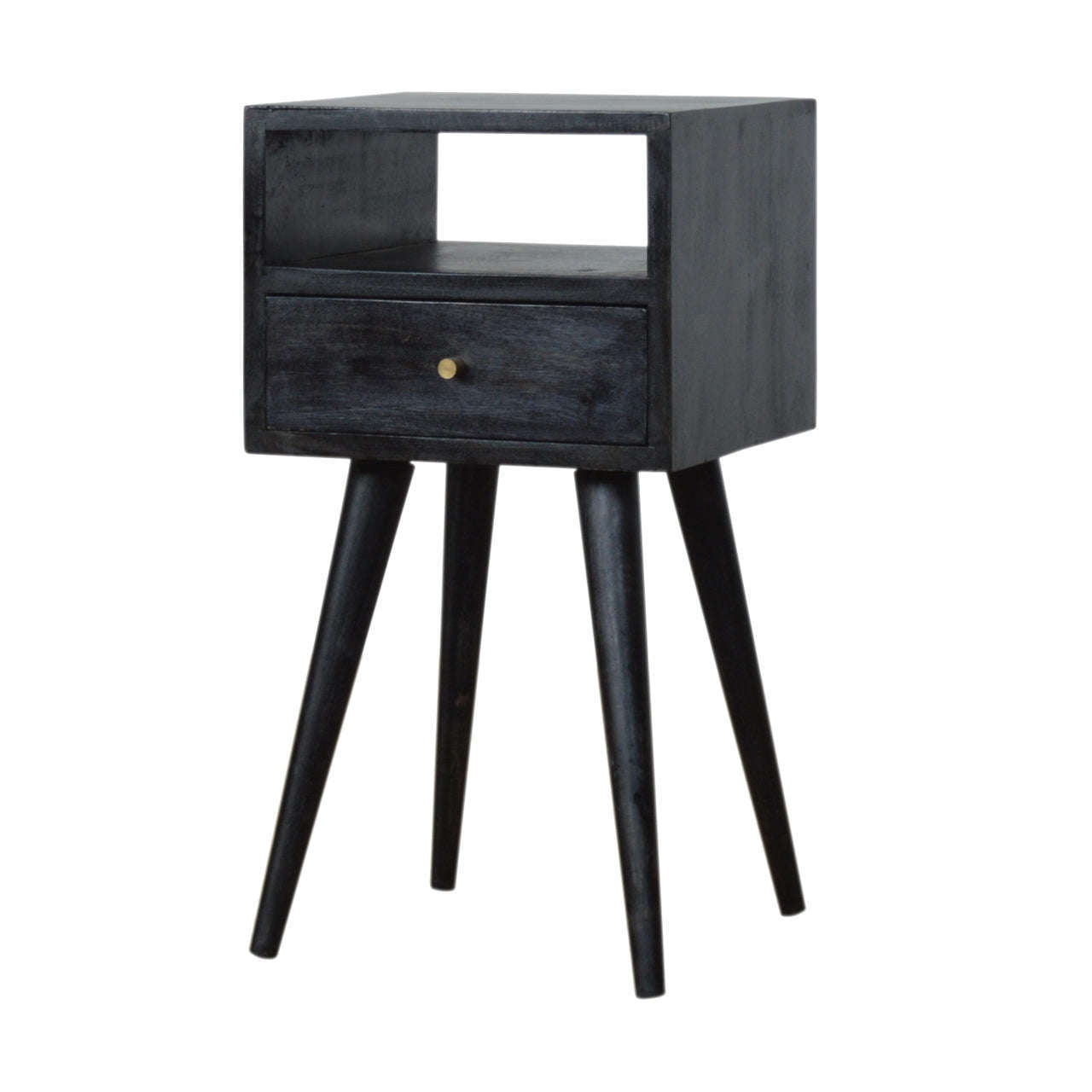 Ashpinoke:Mini Ash Black Bedside-Bedsides-Artisan