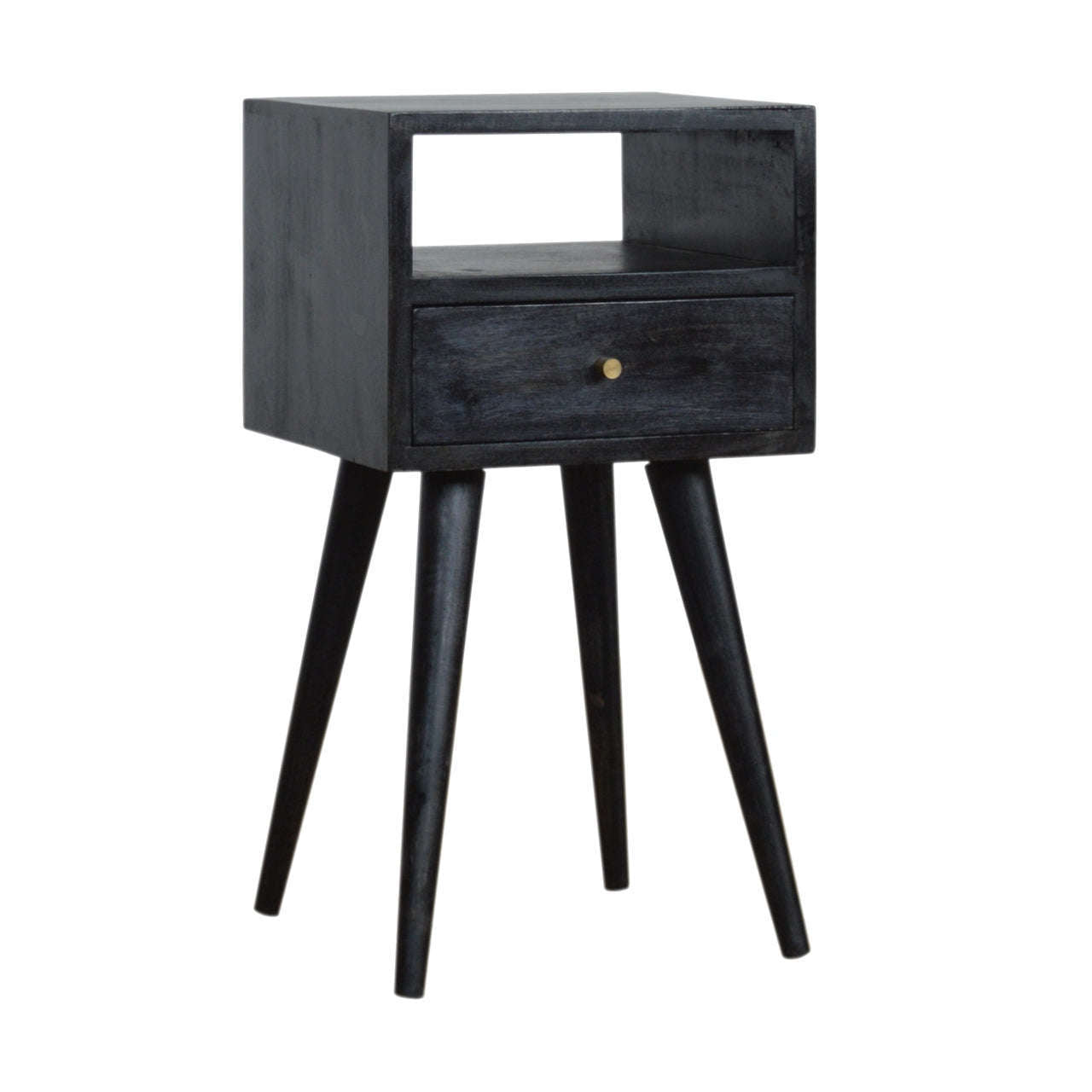 Ashpinoke:Mini Ash Black Bedside-Bedsides-Artisan