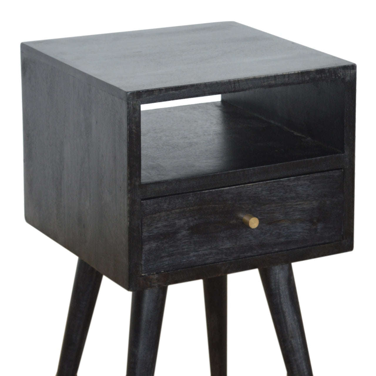 Ashpinoke:Mini Ash Black Bedside-Bedsides-Artisan