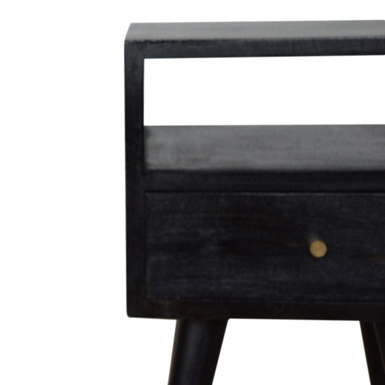 Ashpinoke:Mini Ash Black Bedside-Bedsides-Artisan