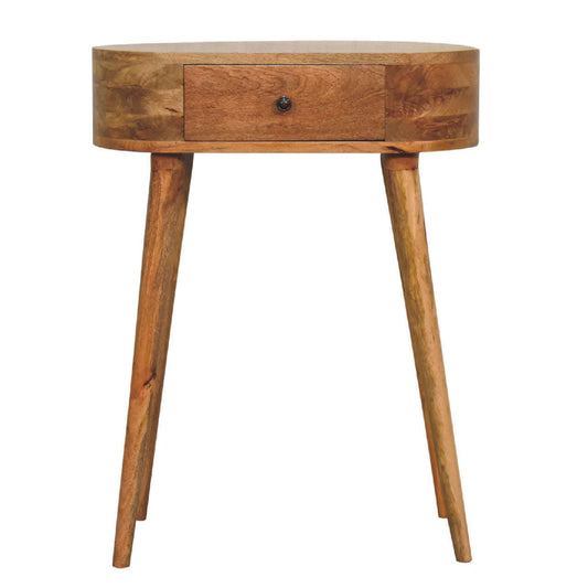 Ashpinoke:Mini Oak-ish Albion Console Table-Console and Hall Tables-Artisan