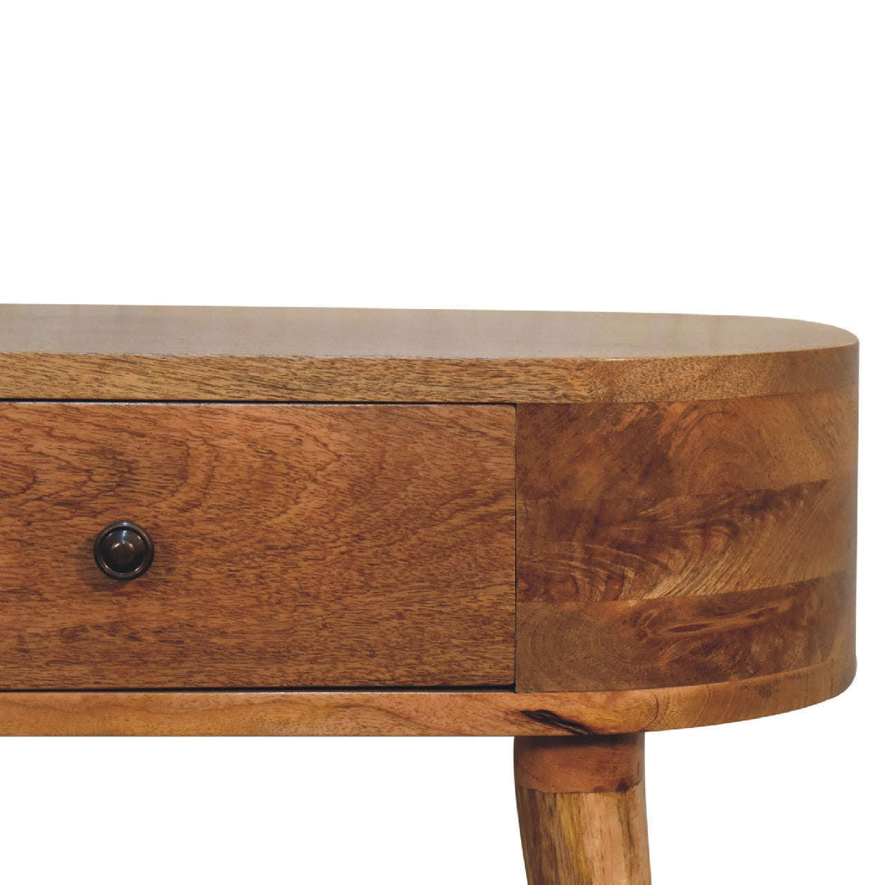 Ashpinoke:Mini Oak-ish Albion Console Table-Console and Hall Tables-Artisan