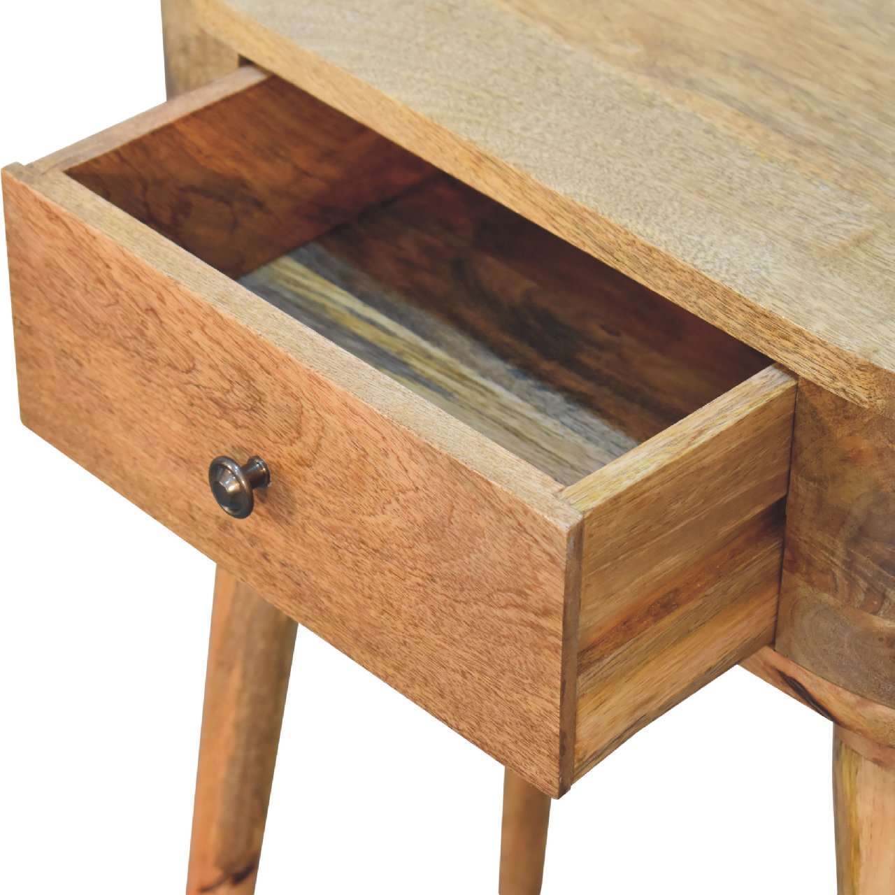 Ashpinoke:Mini Oak-ish Albion Console Table-Console and Hall Tables-Artisan