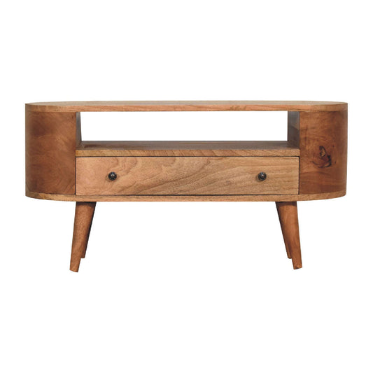 Ashpinoke:Mini Rounded Entertainment Unit-Media Units-Artisan