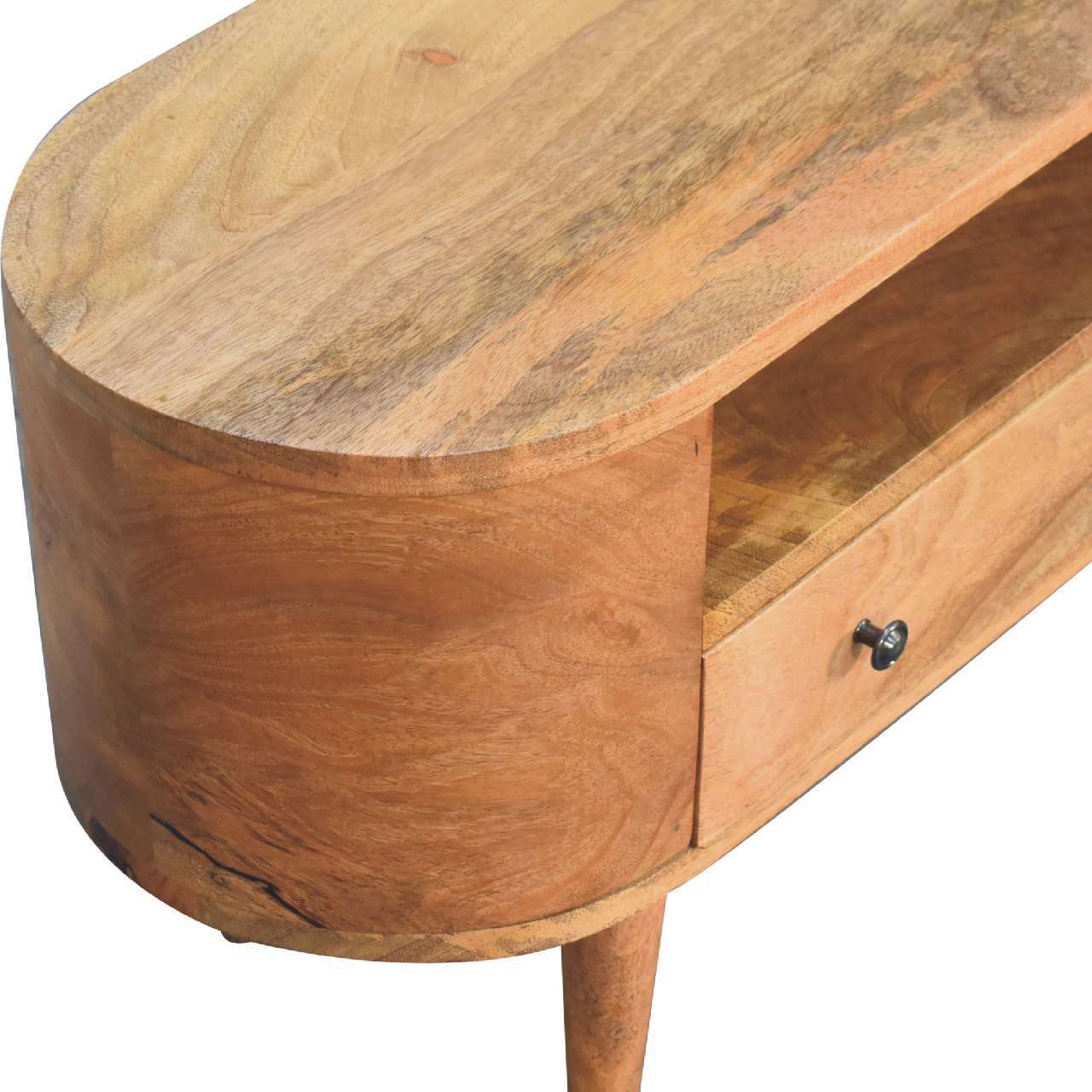 Ashpinoke:Mini Rounded Entertainment Unit-Media Units-Artisan